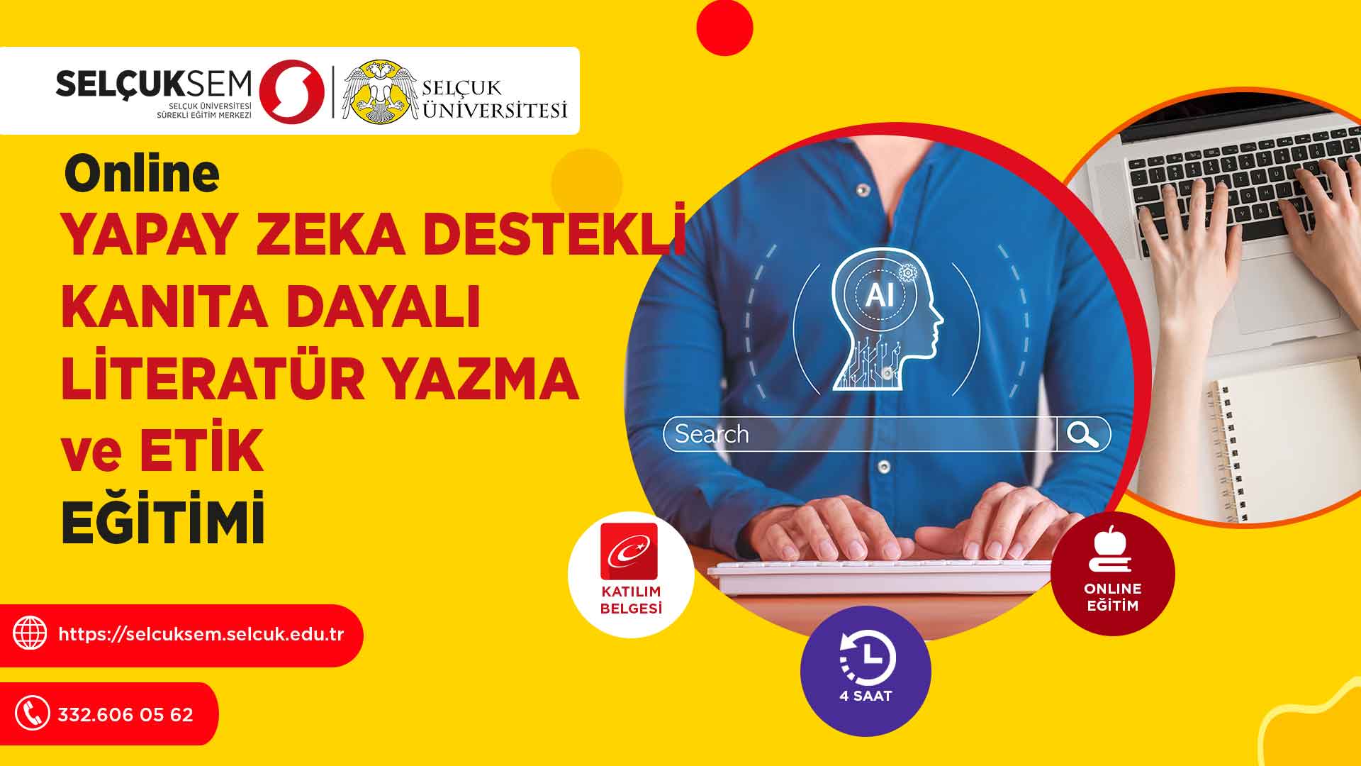 Online Yapay Zeka Destekli Kanıta Dayalı Literatür Yazma ve Etik Eğitimi